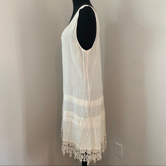 Vintage Lace Rayon Dress - Picture 5 of 8